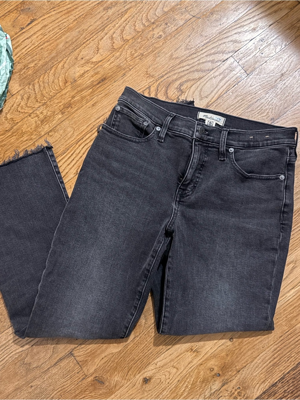 Madewell Black Straight Leg Women's Jeans